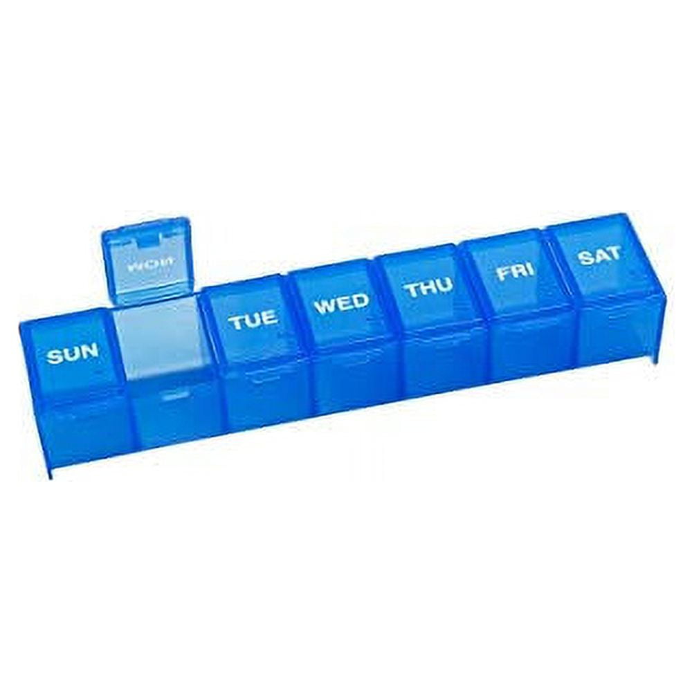 Ezy Dose Weekly (7Day) Pill Organizer, Vitamin Case, and Medicine Box
