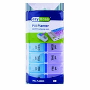 Ezy Dose Weekly AM/PM Travel Pill Planner Small, 2 Pack