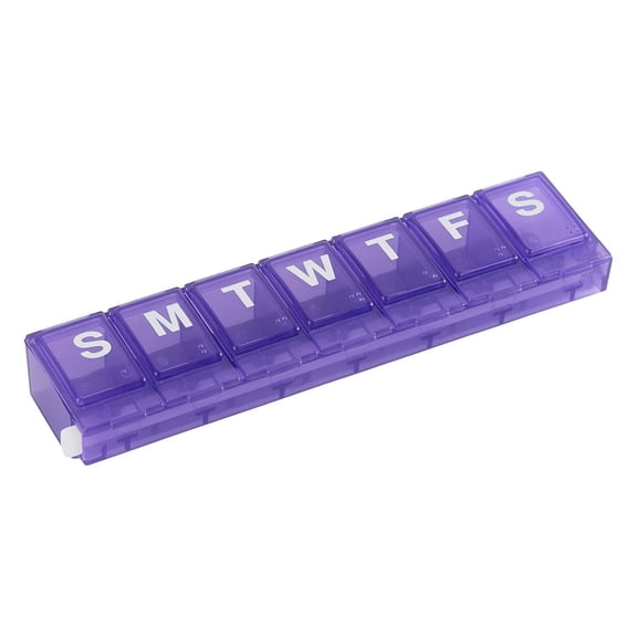Ezy Dose Weekly with Locking Device Pill Planner, Small, 1 Count