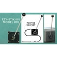 thumbnail image 1 of Ezy-Glide Black Quicker Turning Ratio Steel Boat Steering System, 1 of 5