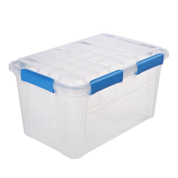 VAULTROOM CONTAINER BLK　50L Vaultz Combination Lockable Storage Box, Black, Medium
