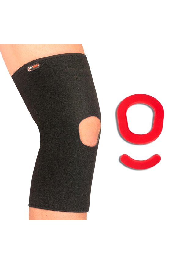 All-In-One Superior Hinged Knee Brace Comfortable Patella Stabilizer – Enhance Your Physical Activity & Health with this Patellar Stabilizing Knee Brace – Silicone Pad for Better Fit