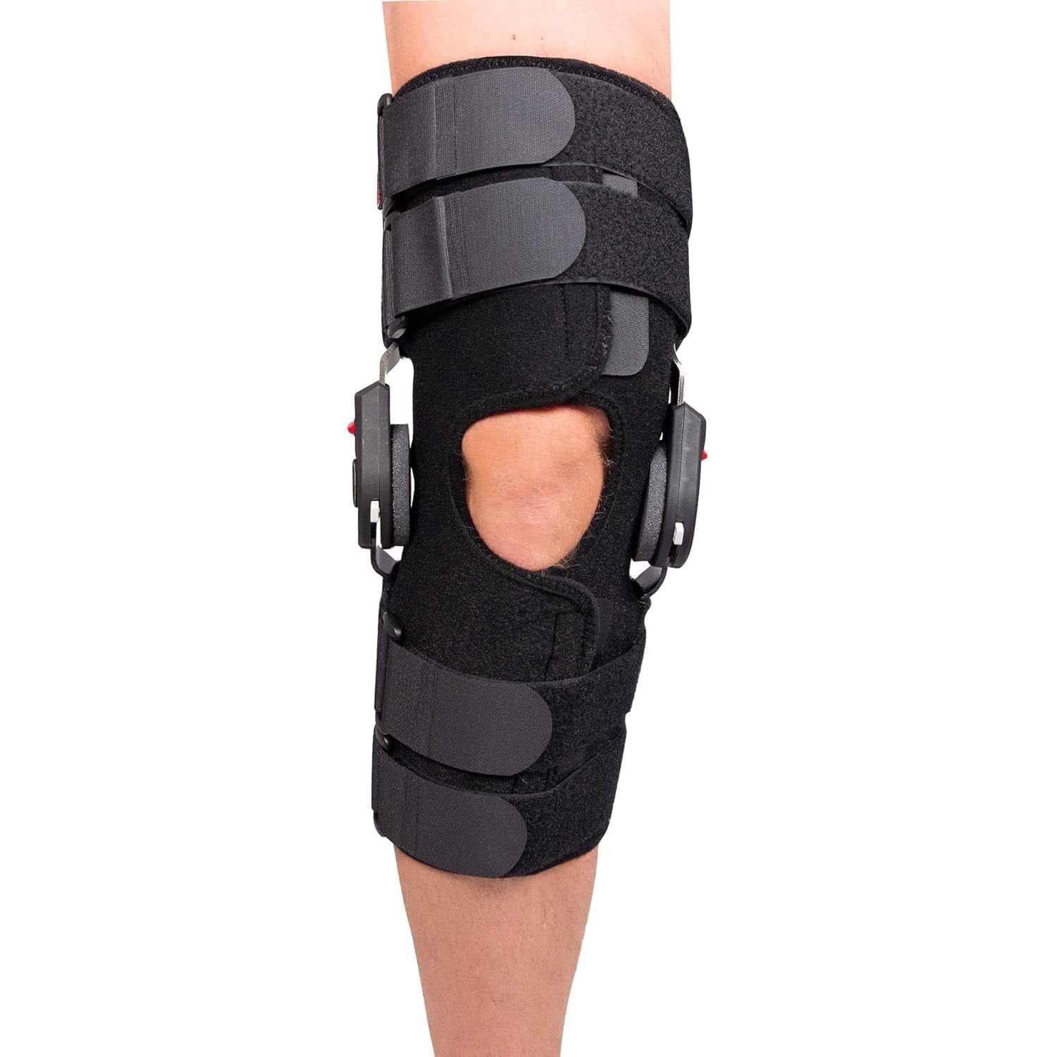Support Removable Type Ezy Wrap Rally ROM Hinged Knee Brace – Adjustable Motion Control Knee ...