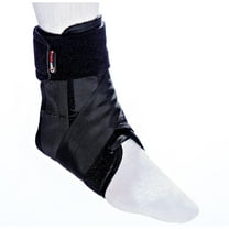 Ezy Wrap Speed Lacer Ankle Orthosis | Ankle Support Brace | Ankle Brace for Women & Men | Ankle Support Strap for Sprain, Ankle Sleeve, Ankle Wrap Foot Brace | Medium | (Single/Black)