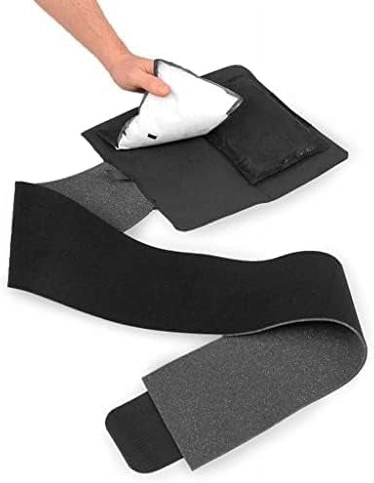 Ezy Wrap Universal Cold Therapy Compression Wrap – Hot or Cold Body Wrap for Pain Relief – Patented First Gel & First Ice Pack Wrap for Multiple Body Parts – Injury & Surgery Recovery Medical Wrap
