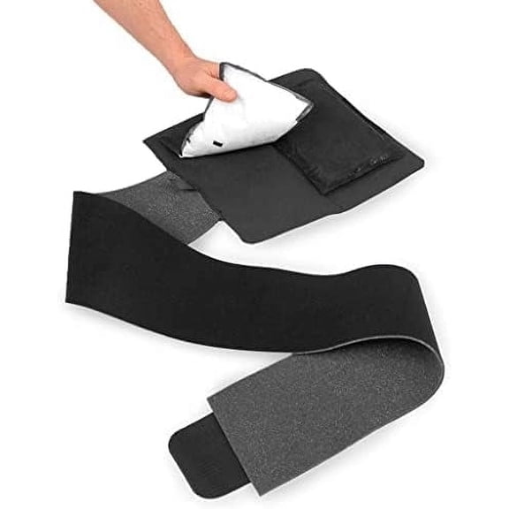 Ezy Wrap Universal Cold Therapy Compression Wrap – Hot or Cold Body Wrap for Pain Relief – Patented First Gel & First Ice Pack Wrap for Multiple Body Parts – Injury & Surgery Recovery Medical Wrap