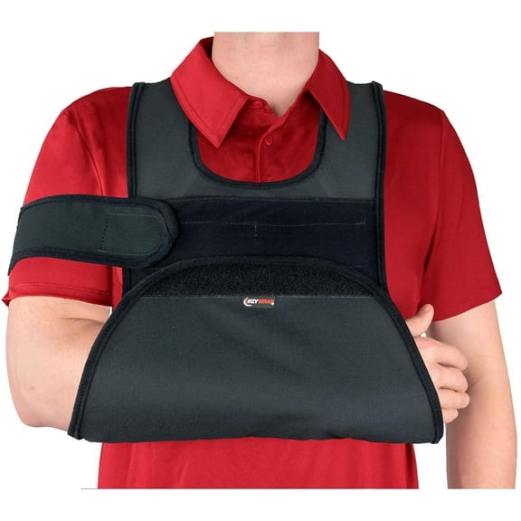 Ezy Wrap Vest Shoulder Immobilizer – Arm & Shoulder Sling for Shoulder Pain Relief – Arm & Shoulder Brace for Women, Men & Kids – Post Surgery Shoulder Support