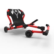 EzyRoller Classic X - Red - Ride-On Scooter, Cambering Motion, Pedal Free Cart, Hand Brakes, Extendable Frame, 154lb Capacity, Kids Ages 4+