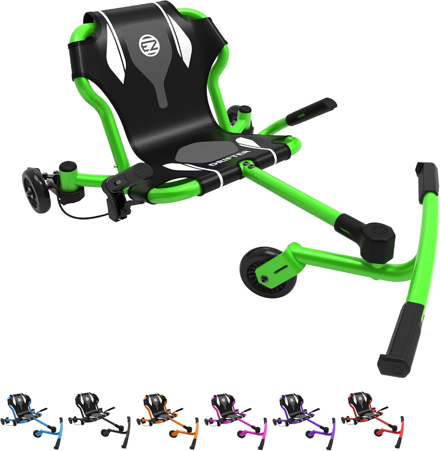 EzyRoller Drifter X: Adult Ride-On Scooter, Green - Walmart.com
