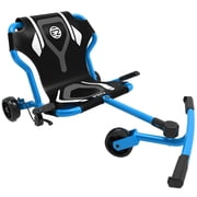 EzyRoller Pro X - Aqua Blue - Ride-On Scooter, Cambering Motion, Pedal Free Cart, Hand Brakes, Extendable Frame, 220lb Capacity, Kids-Teens-Adults 9+