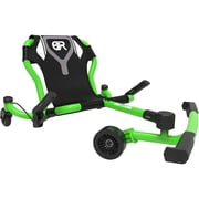EzyRoller Spinner - Lime Green - Ride-On Scooter, Cambering Motion, 360 Degree Turns, Pedal Free Cart, Extendable Frame, 154lb Cap, Kids-Teens Age 4+