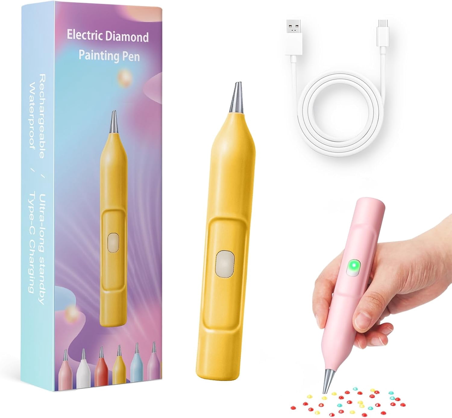 Ezypen - Electric Diamond Painting Pen with Vacuum Technology ...