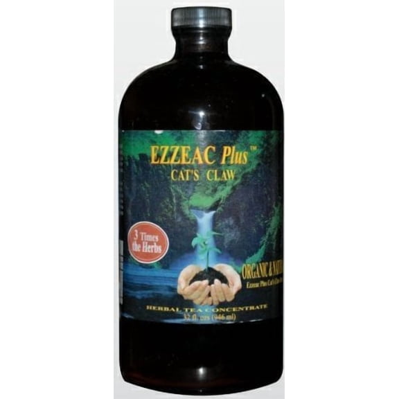 Ezzeac - Ezzeac Herbal Tea w/ Cat's Claw, Liquid, Natural (Btl-Glass) 32oz