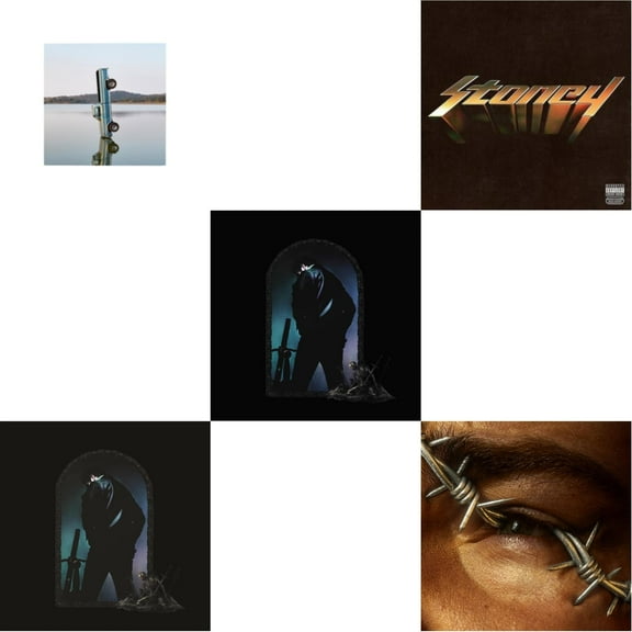 F-1 Trillion (2LP) & Hollywood's Bleeding (Lavender Vinyl/2LP) & Hollywood's Bleeding (2LP/Pink Vinyl) & Stoney (Orange LP Vinyl) & Beerbongs & Bentleys (2LP/Clear Vinyl)