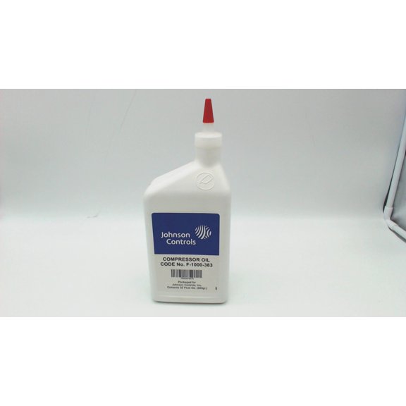 F-1000-383 Johnson Controls Sae30 Compressor Oil 32Oz(1Qt) OEM F-1000-383