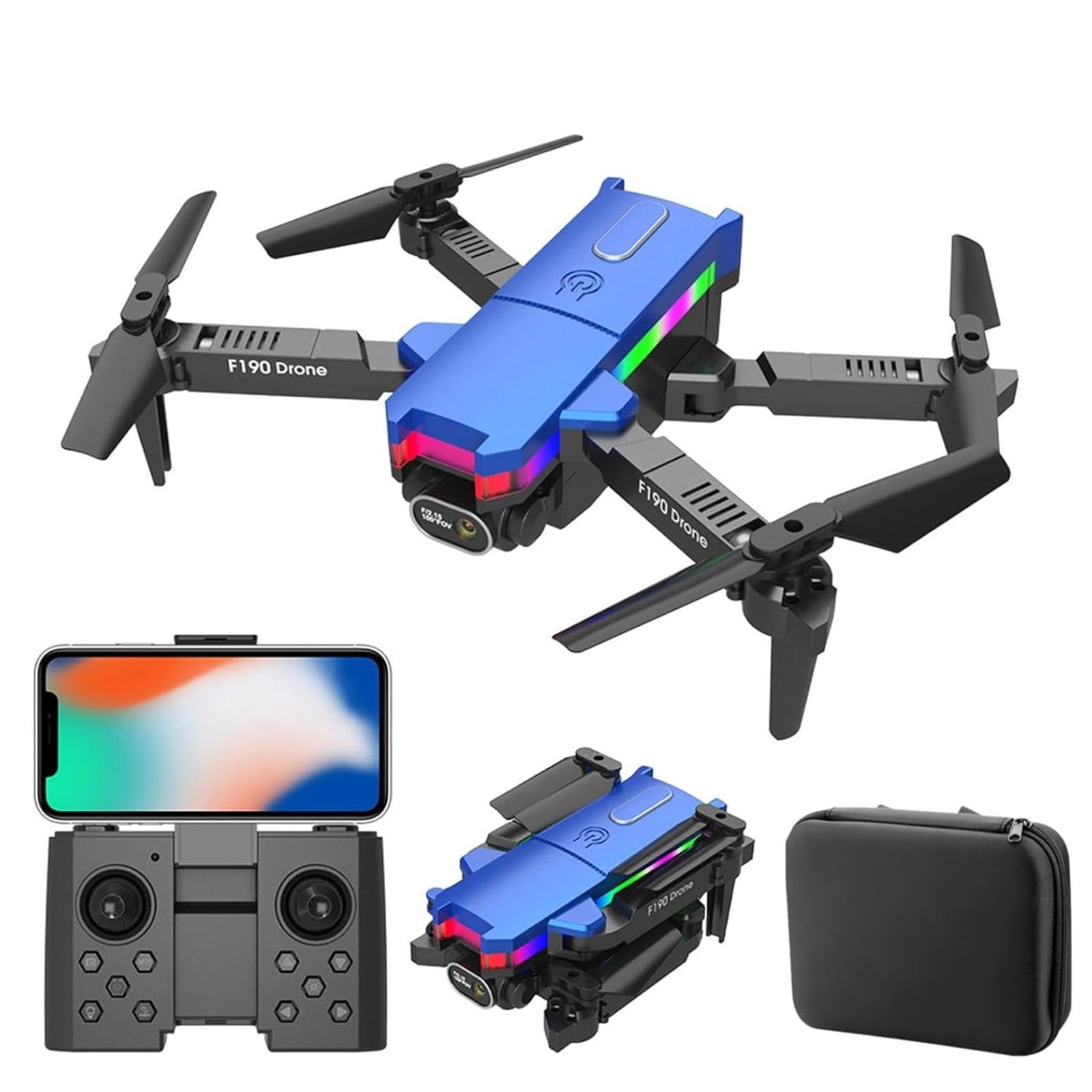 F 14 Bolls Remote Control Plane Hover Football Flying Stick 4K Aerial