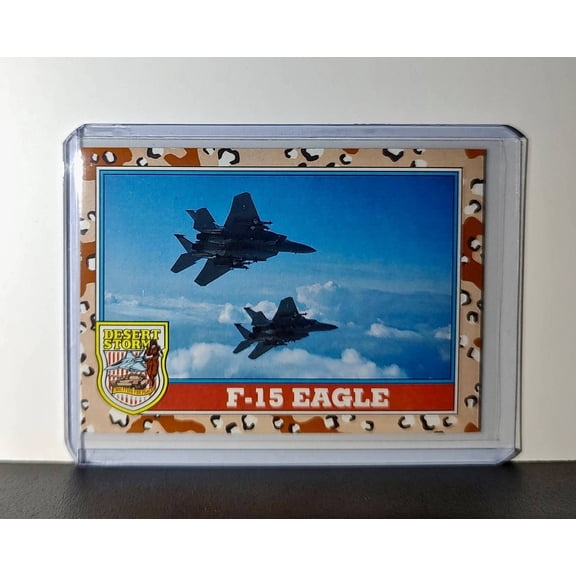 F-15 Eagle 1991 Topps Desert Storm #109 Card