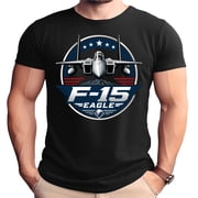 F-15 Strike Eagle Logo Adult T-Shirt-Small
