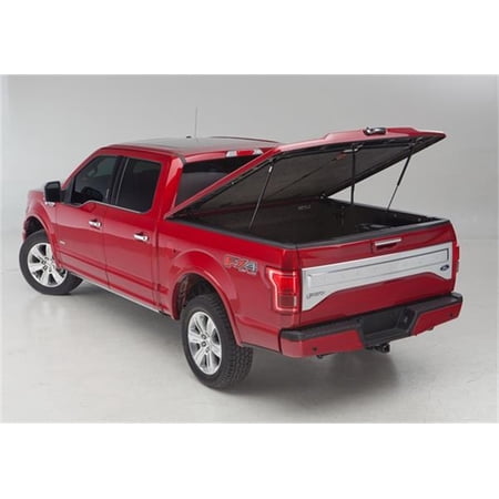 UnderCover UC2168L-YZ Elite LX Tonneau Cover; Oxford White; Paint Code YZ;