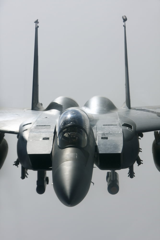 F-15E Strike Eagle of the US Air Force Canvas Art - Daniel KarlssonStocktrek Images (24 x 35)