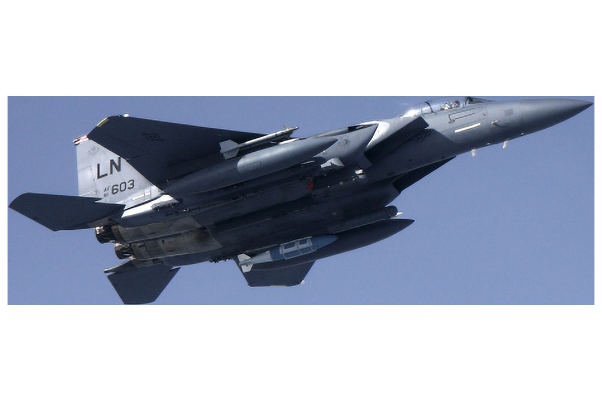 F-15E Strike Eagle of the US Air Force Canvas Art - Daniel KarlssonStocktrek Images (35 x 24)