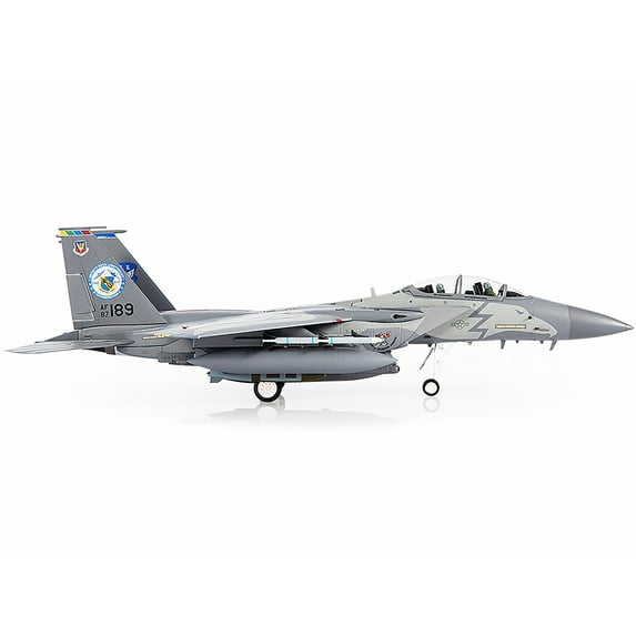 F-15E U.S. Air Force Strike Eagle Aircraft "4th Wing 2017 75th Anniversary" with Display Stand Limited Edition to 700 pieces Worldwide 1/72 Diecast Model by JC Wings