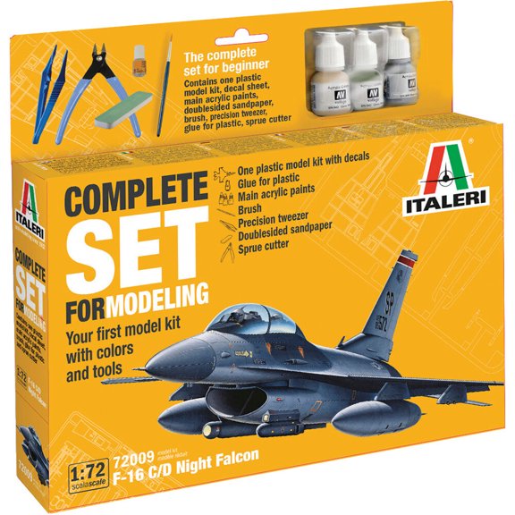 F-16 C/D Night Falcon 1/72 Kit 1:72 Scale