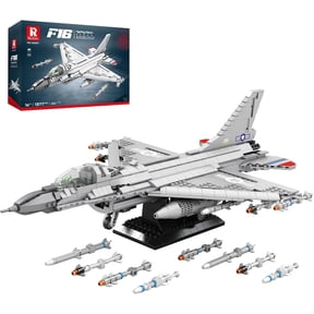 F-16 Fighter Jet Building Sets,Military Fighter Display Model,Air Force Building Block Set 33027,Fighting Falcon Airplane Army Construction Set,Toys Gifts for Military Fans and Kid 14+,1377PCS