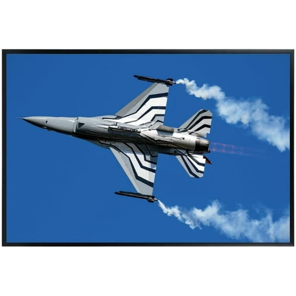 F-16 Fighting Falcon Wall Art  11x17 Unframed Military Aviation Poster  High-Resolution Jet Fighter Print for Boys Room and Aviation Office