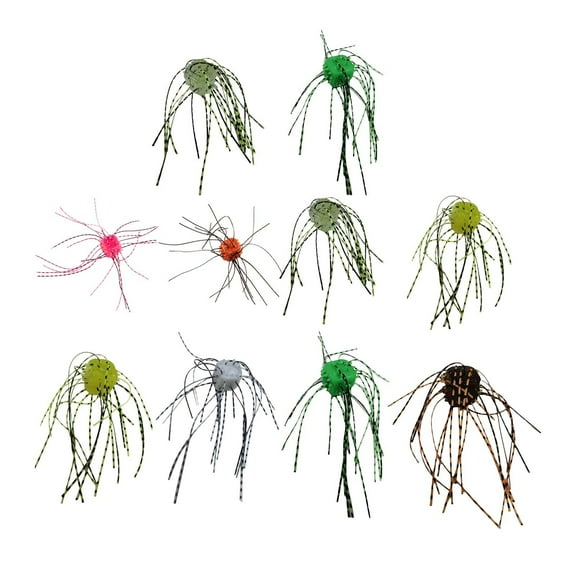 F-165 Mixed Dice Bait Fishing Lure Handmade Diy Lead Hook High Density #14I4A