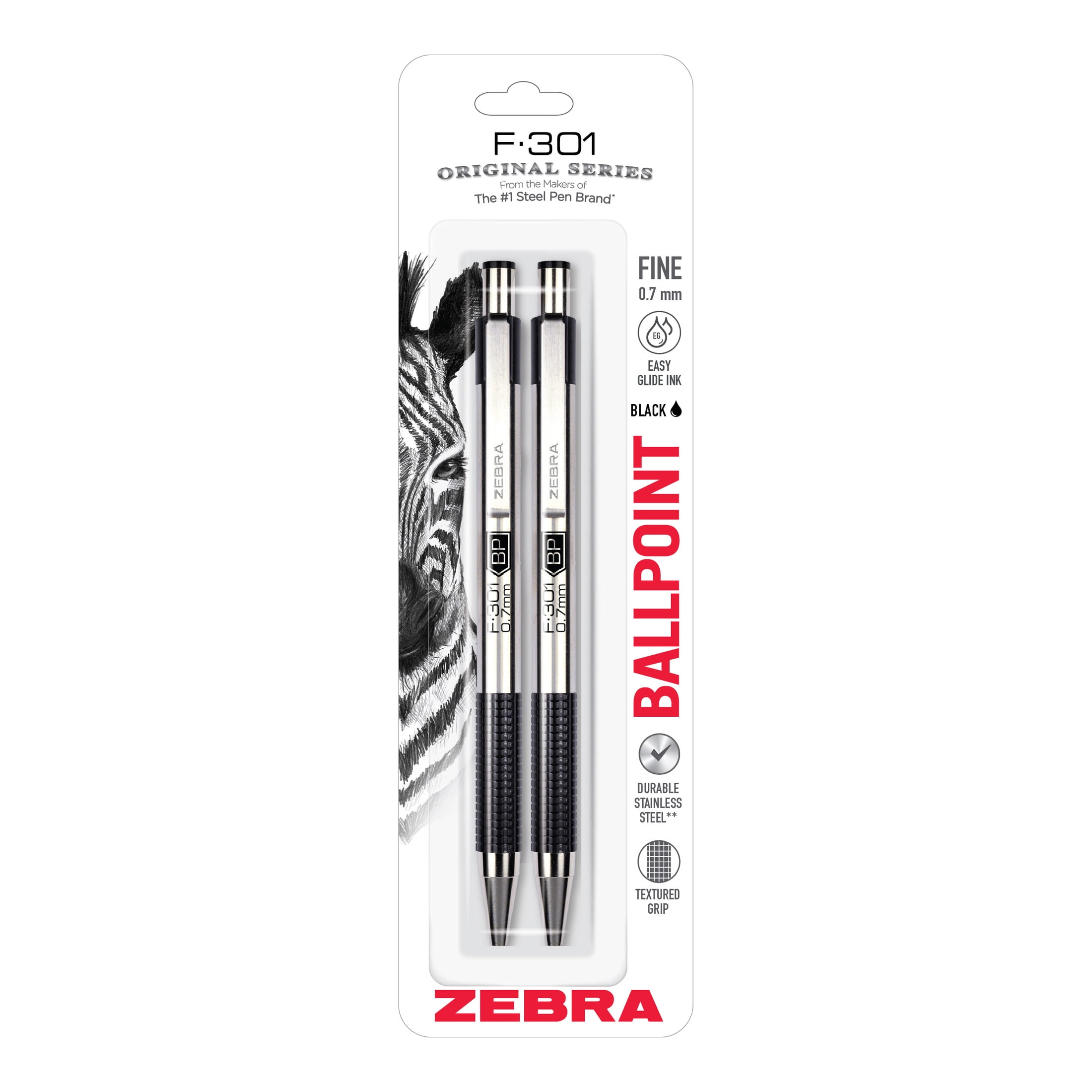Zebra 701 Series Stainless Steel Refillable Mechanical Pencil and