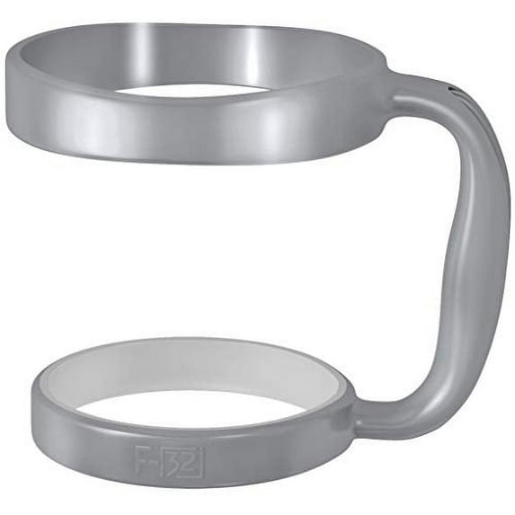 F-32 Handle - 19 COLORS - 20oz or 30oz size available - Compatible with YETI, BEAST, OZARK TRAIL, RTIC (PREVIOUS DESIGN) and More Tumbler Travel Mug - BPA FREE (20OZ, ZEN GRAY)