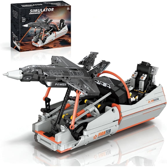 F-35 Fighter Jet Building Set for Kids Aged 8+, Teens, Adults 941 PCS | Military F35 Airplane Model Airplane Kit with Cockpit Mechanical Linkage, Ideal Building Kits Gift for Military Fans