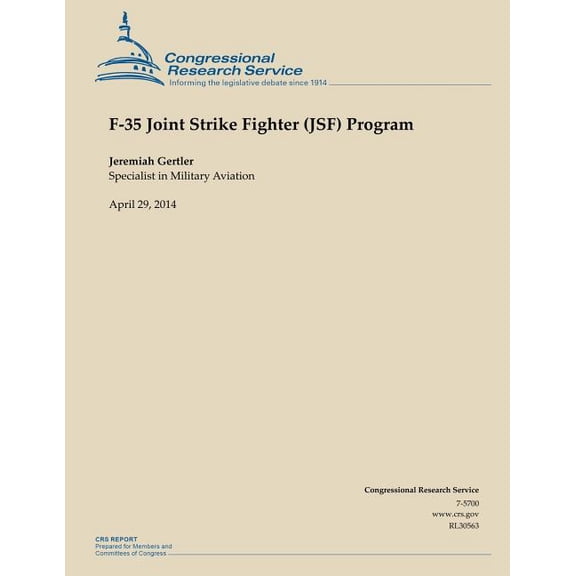 F-35 Joint Strike Fighter (Jsf) Program