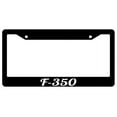 thumbnail image 1 of F-350 SCRIPT Black Plastic License Plate Frame AMA, 1 of 1