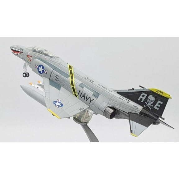 F-4 (F-4C) Phantom II "Jolly Rogers" USS Roosevelt - US NAVY 1/100 Scale Diecast Model