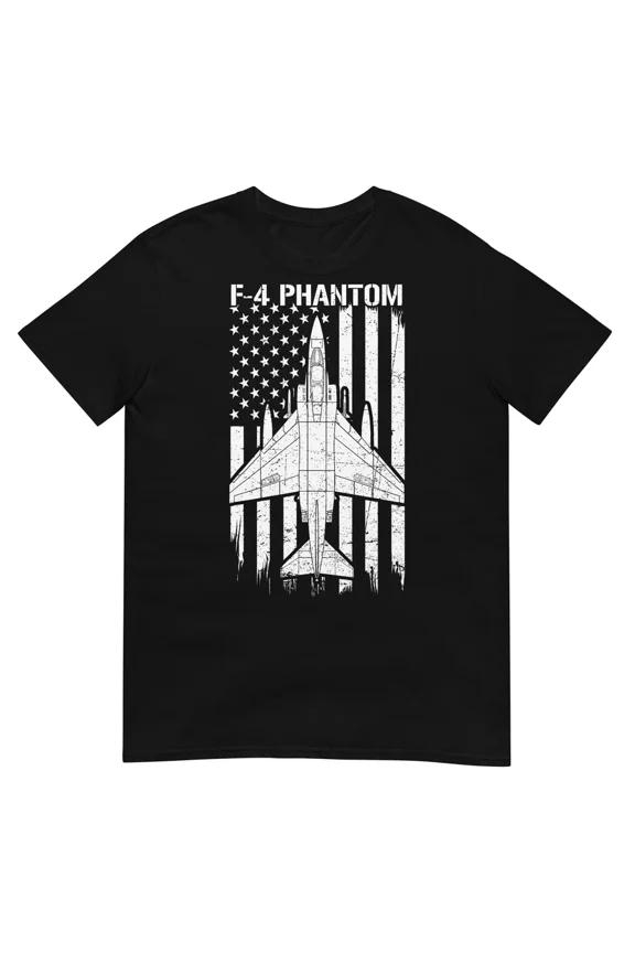 F 4 Phantom Fighter Jet Flag US American Military Aviation Tee Shirt,for unisex up to 3XL