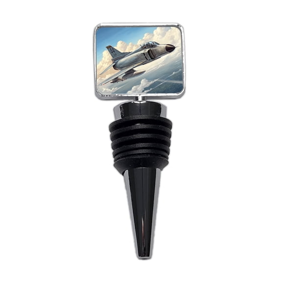 F-4 Phantom II Fighter Bomber Jet Plane Wine Bottle Stopper Cap Plug