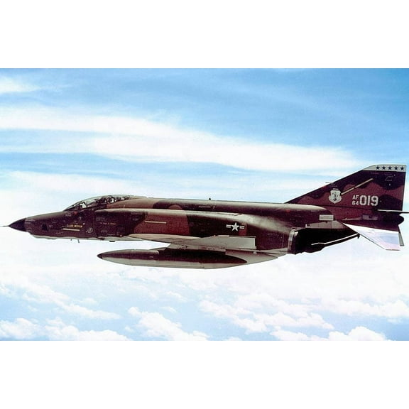 RF-4C / F-4 Phantom II Reconnaissance Style - B - 24x36 Inch Glossy Laminated Aviation Poster - Stunning Detail and Bold Colors