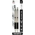 thumbnail image 1 of Zebra F-402 Ballpoint Stainless Steel Retractable Pen, 0.7mm, Black Ink, 1 of 5