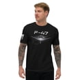 thumbnail image 1 of F-47 Fitted T-shirt (Black, XS), 1 of 4