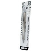F-701 Ballpoint Pen, Retractable, Fine 0.7 Mm, Black Ink, Stainless Steel/black Barrel | Bundle of 5