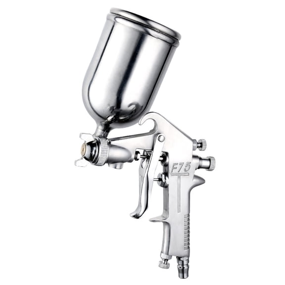 F-75 Aluminum Alloy Pneumatic Paint Sprayer with Upper Pot for Automotive and Furniture Coating