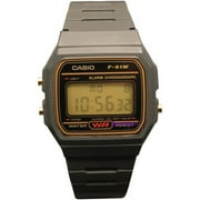 F-91WG-9 Classic Black Water Resistant Digital Watch w/ Alarm & Resin Band
