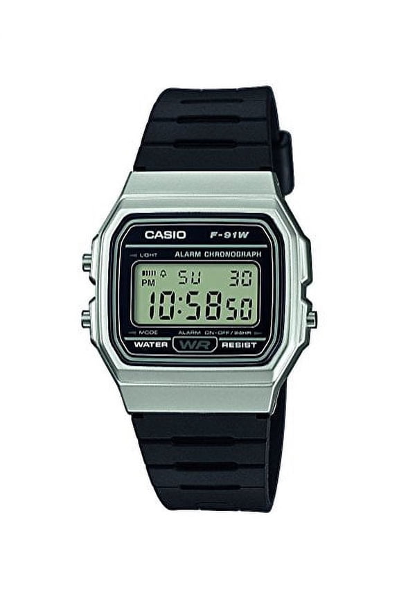 F-91WM-7A unisex quartz wristwatch