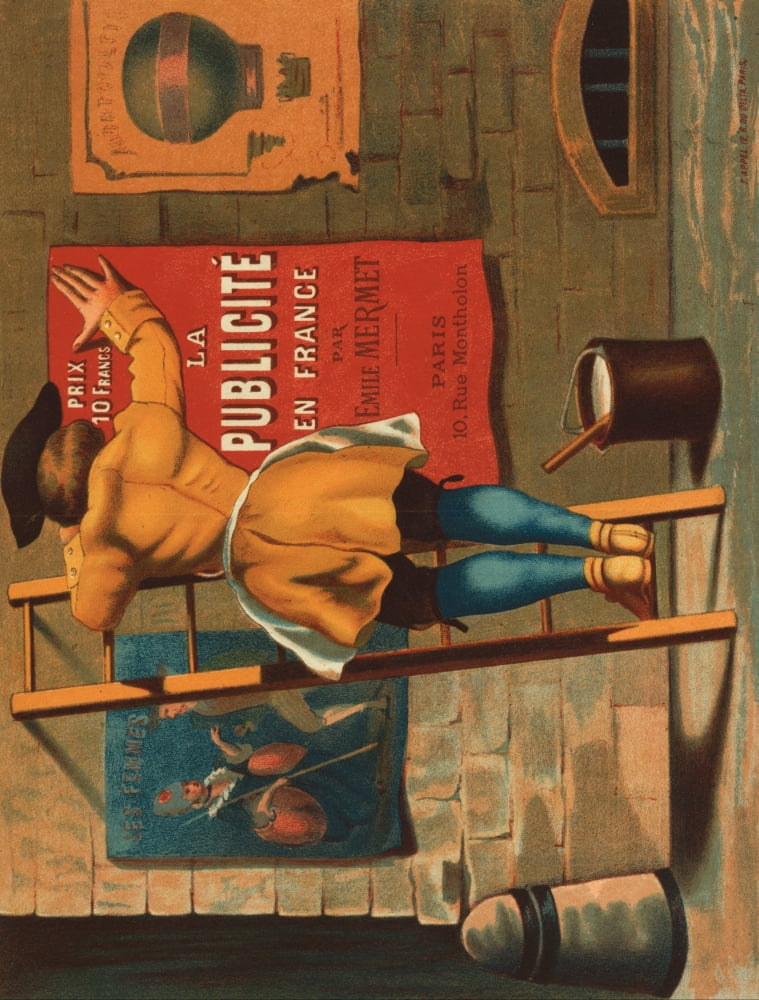 F Appel La publicit en France par Emile Mermet 1870-1900 Canvas Art - (24 x 36)