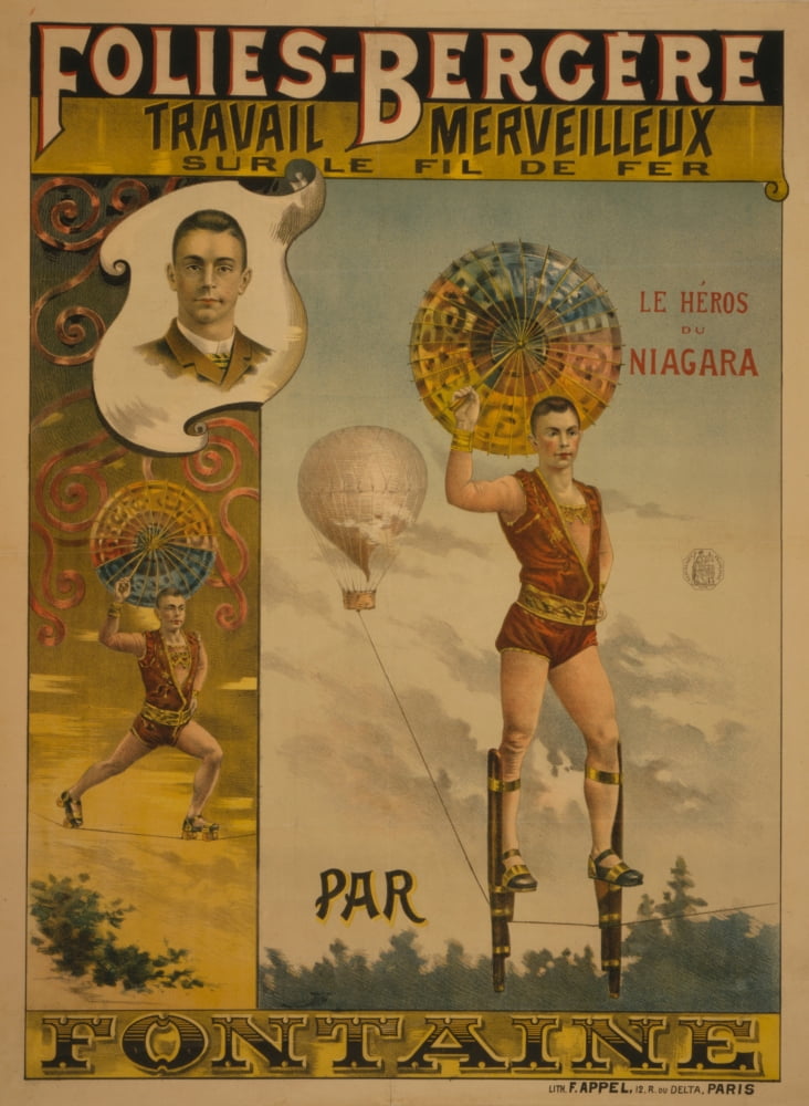 F Appel Poster 1870-1890 Folies-BergÔøΩre Canvas Art - F Appel (24 x 36)