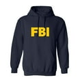 thumbnail image 1 of F.B.I Sarcastic Humor Costume Novelty Funny Men's Hoodies, 1 of 2