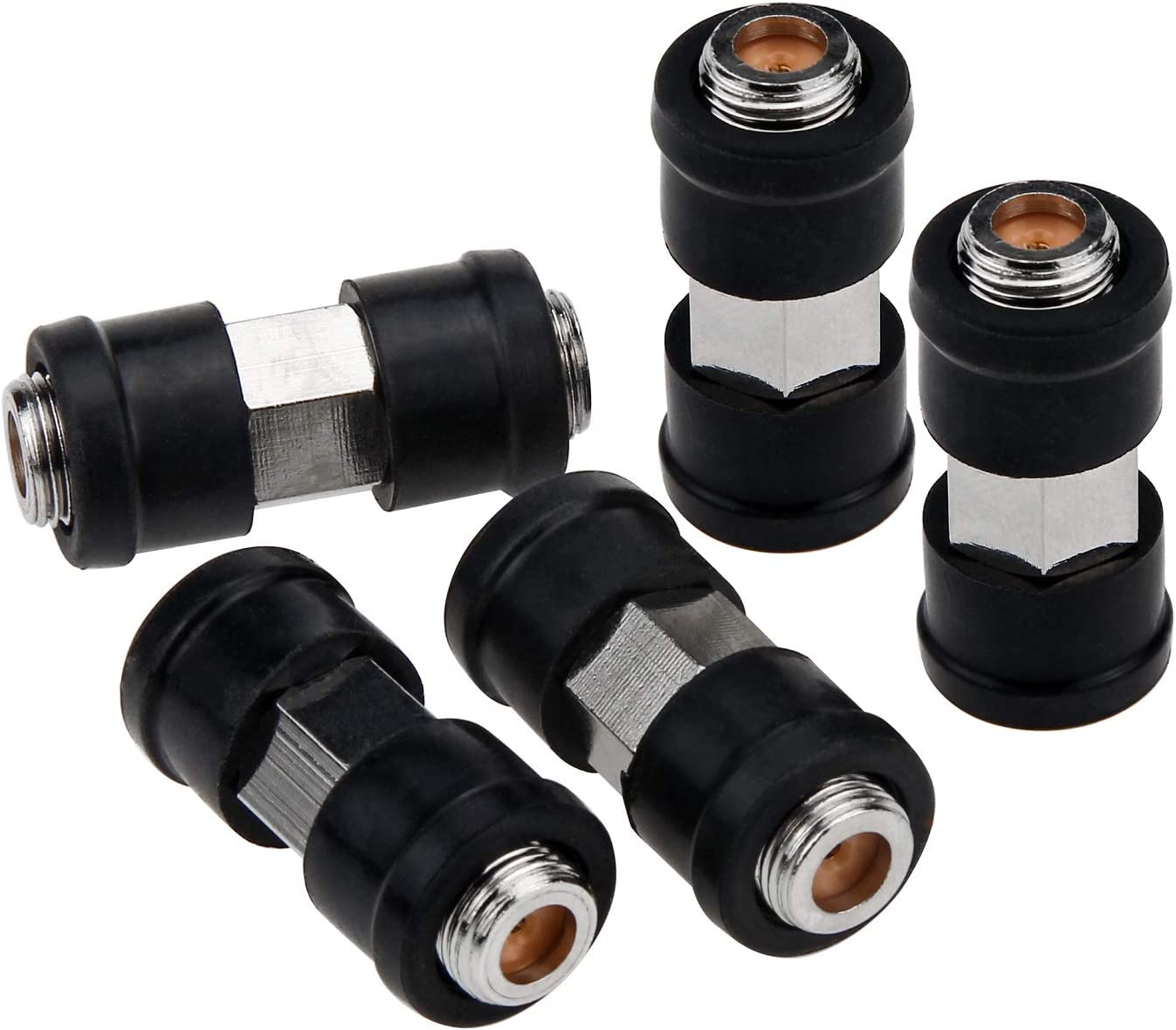 F Barrel Connector, 5Pack Coaxial Cable Extender, Female to Female Coax Barrel Connector, for