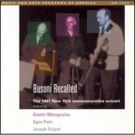 F. Busoni - Busoni Recalled-Indian Fant/Sa - Music & Performance - CD